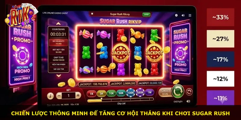 Chiến lược thông minh để tăng cơ hội thắng khi chơi Sugar Rush
