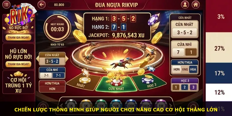 Chiến lược thông minh giúp người chơi nâng cao cơ hội thắng lớn