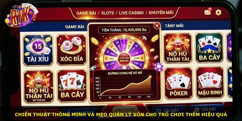 Chiến thuật thông minh và mẹo quản lý vốn cho trò chơi thêm hiệu quả