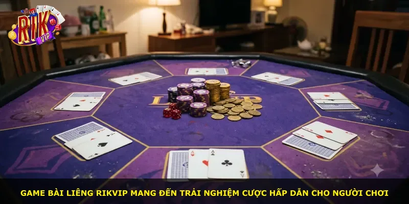 Game bài Liêng Rikvip mang đến trải nghiệm cược hấp dẫn cho người chơi