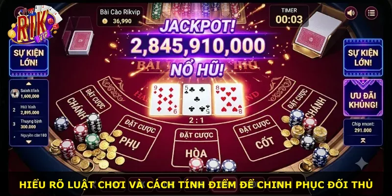 Hiểu rõ luật chơi và cách tính điểm để chinh phục đối thủ