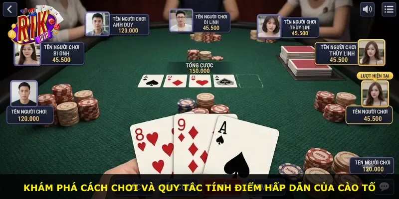Khám phá cách chơi và quy tắc tính điểm hấp dẫn của Cào Tố