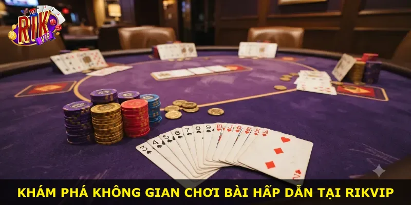 Khám phá không gian chơi bài hấp dẫn tại Rikvip