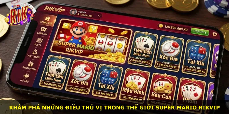 Khám phá những điều thú vị trong thế giới Super Mario Rikvip