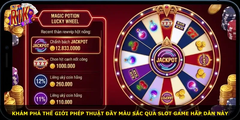 Khám phá thế giới phép thuật đầy màu sắc qua slot game hấp dẫn này