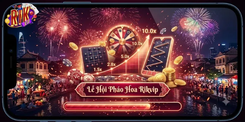 Lễ Hội Pháo Hoa Rikvip Rực Rỡ Trải Nghiệm Giải Trí Cực Đã