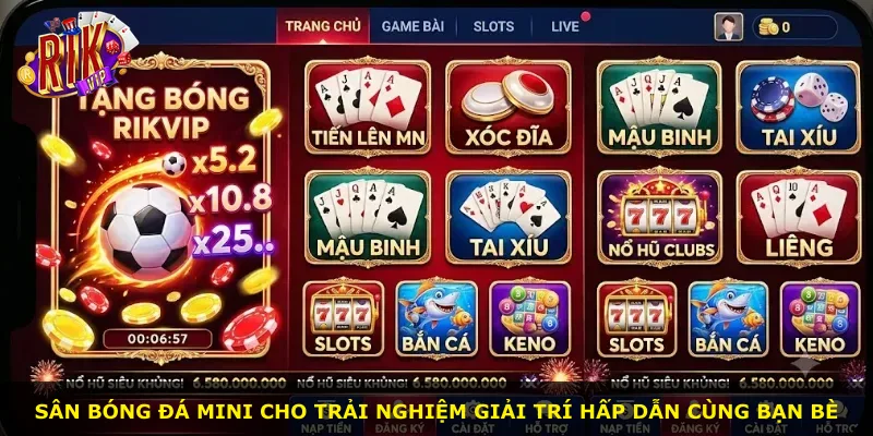 Sân bóng đá mini cho trải nghiệm giải trí hấp dẫn cùng bạn bè